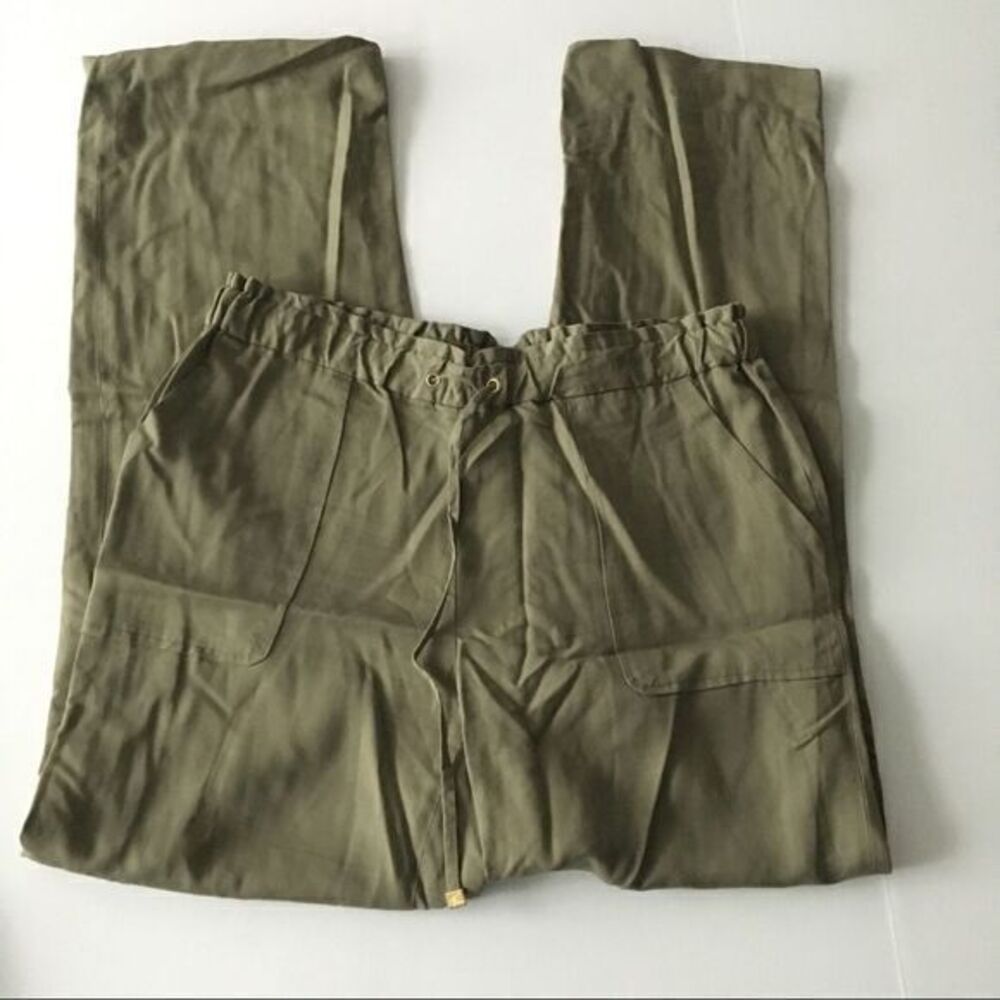 3/$15- Two by Vince Camuto‎ Army Green Track Athletic Pant